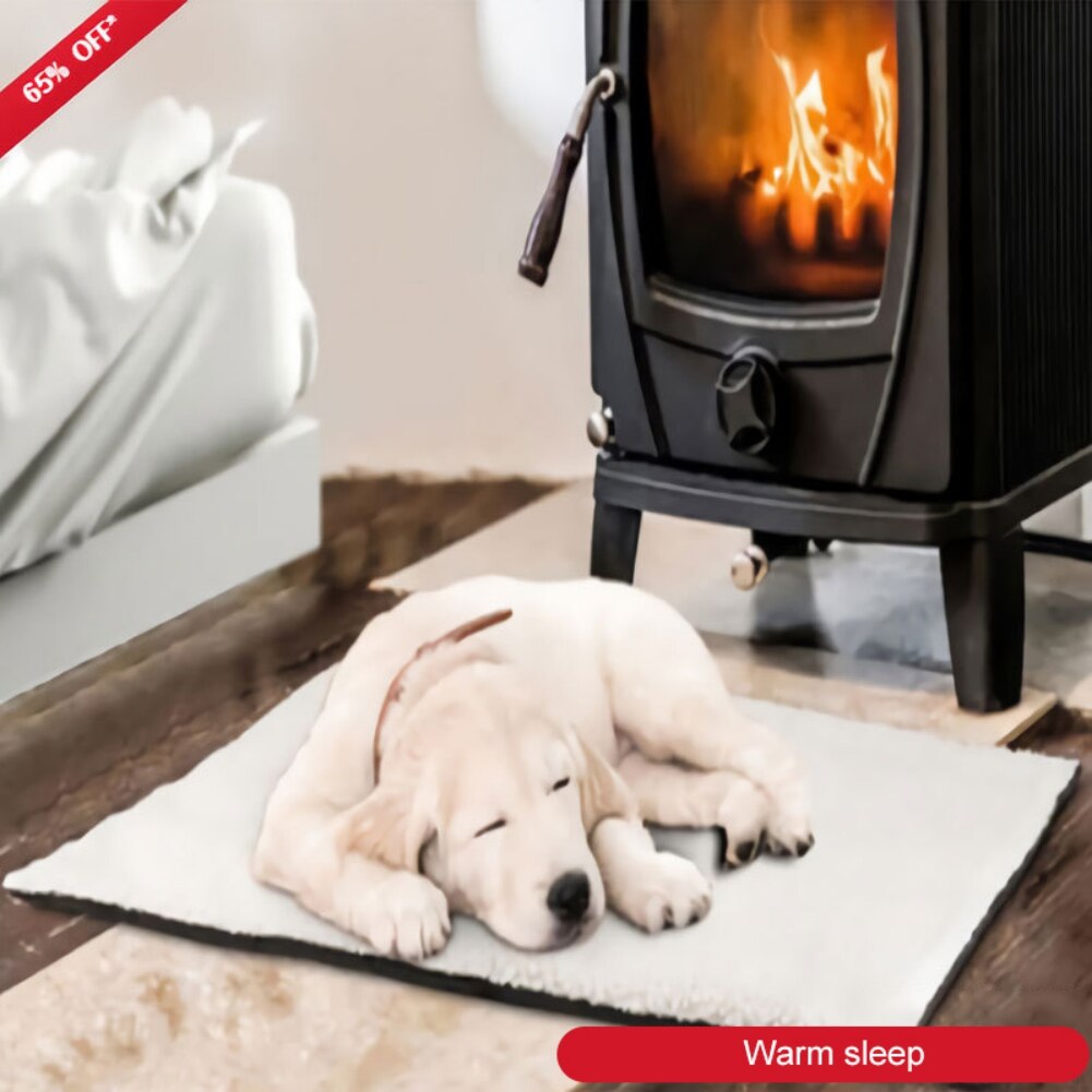 Self Heating Pet Sleeping Pads Fleece Dog Bed Dog Blanket Cat Bed Pet  Thermal Mat Blanket Sofa Cushion Home Rug Keep Warm Cover • eComhub